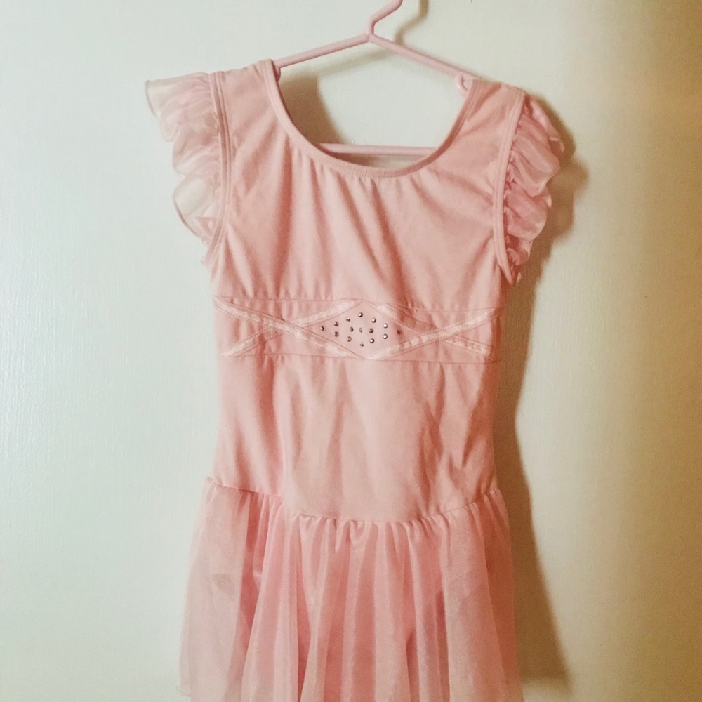 Danskin pink girls dance leotard  sz 7/8 🎀
